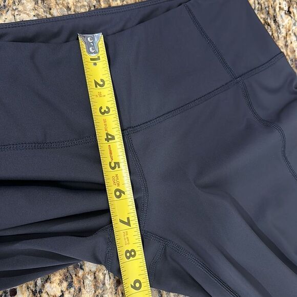 Fit2Run Black Mesh Panels Mid Rise 7/8 Leggings Size S - Picture 9 of 9